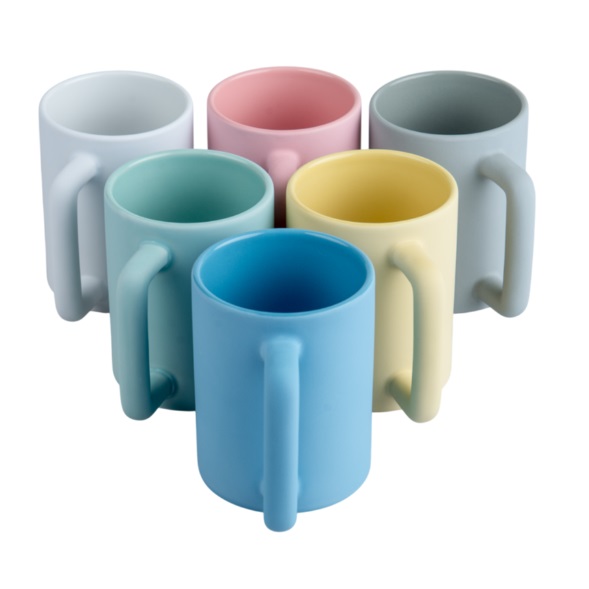 Coloured Matte Sublimation Mug - Rectangular Handle